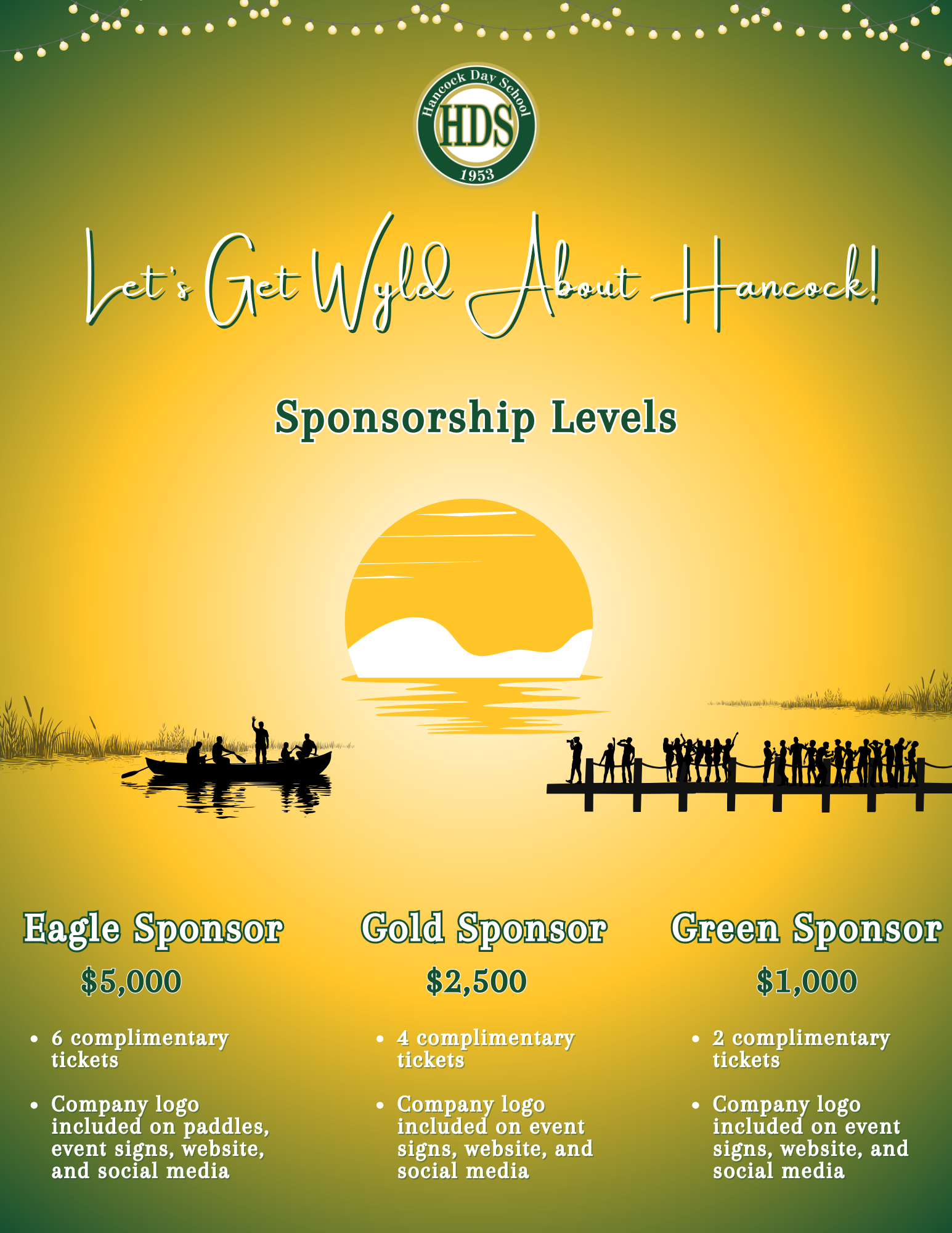 Wyld Sponsorship Levels